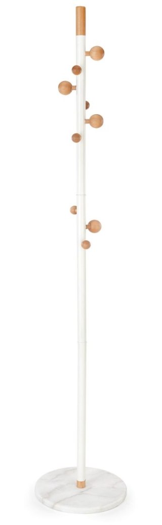 W65 wieszak biały / naturalny