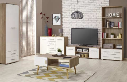 LIMA RTV1 dąb sonoma / biały LIMA RTV1 dąb sonoma / biały