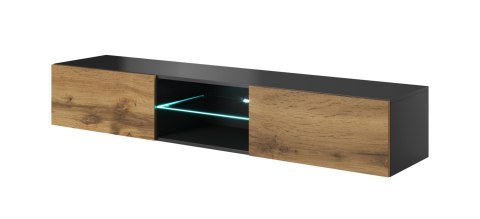 LIVO RTV 180 wisząca korpus antracyt, front dąb votan LIVO RTV 180 wisząca korpus antracyt, front dąb votan
