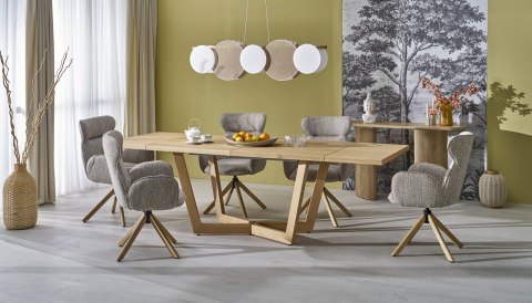 MASSIVE 3 stół rozkładany 160-250x90x77 cm dąb naturalny/dąb naturalny MASSIVE 3 stół rozkładany 160-250x90x77 cm dąb naturalny/dąb naturalny