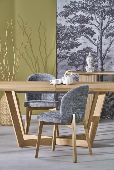 MASSIVE 3 stół rozkładany 160-250x90x77 cm dąb naturalny/dąb naturalny MASSIVE 3 stół rozkładany 160-250x90x77 cm dąb naturalny/dąb naturalny