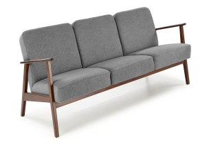 MILANO 3S sofa- popielaty tap. Castel 93