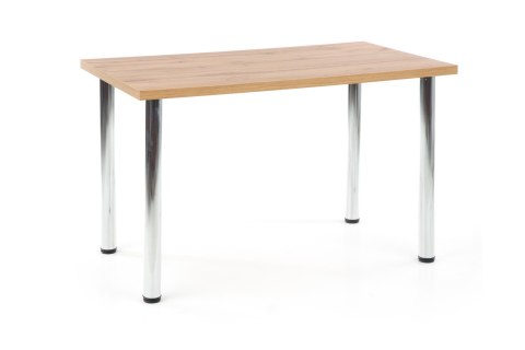MODEX 120 stół kolor blat - dąb wotan, nogi - chrom MODEX 120 stół kolor blat - dąb wotan, nogi - chrom