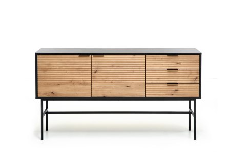MURANO KM-1 komoda dąb artisan/czarny