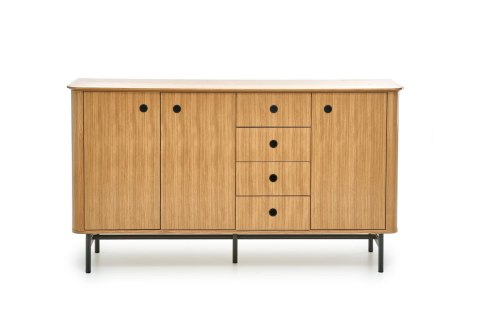 Komoda SMART KM-1 dąb naturalny/czarny Komoda SMART KM-1 dąb naturalny/czarny