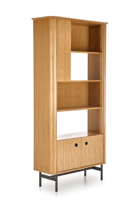 Regał SMART REG-1 dąb naturalny/czarny Regał SMART REG-1 dąb naturalny/czarny