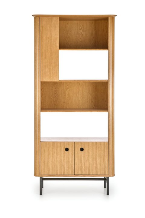Regał SMART REG-1 dąb naturalny/czarny Regał SMART REG-1 dąb naturalny/czarny