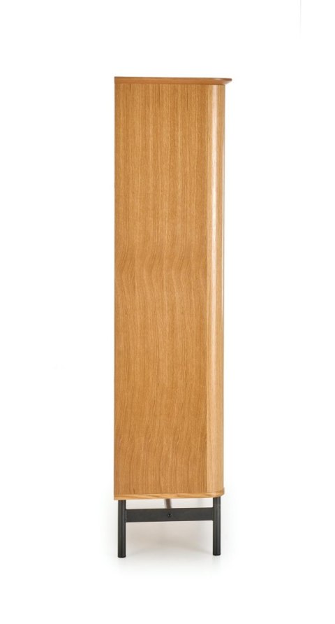 Regał SMART REG-2 dąb naturalny/czarny Regał SMART REG-2 dąb naturalny/czarny