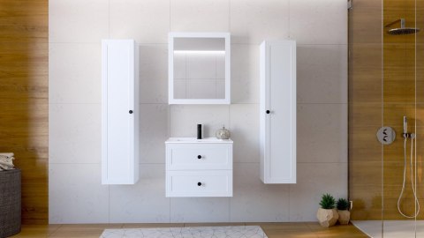 TORETO Słupek 1D (MDF ramiak) biały TORETO Słupek 1D (MDF ramiak) biały