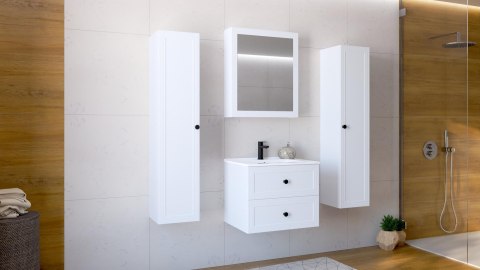 TORETO Słupek 1D (MDF ramiak) biały TORETO Słupek 1D (MDF ramiak) biały