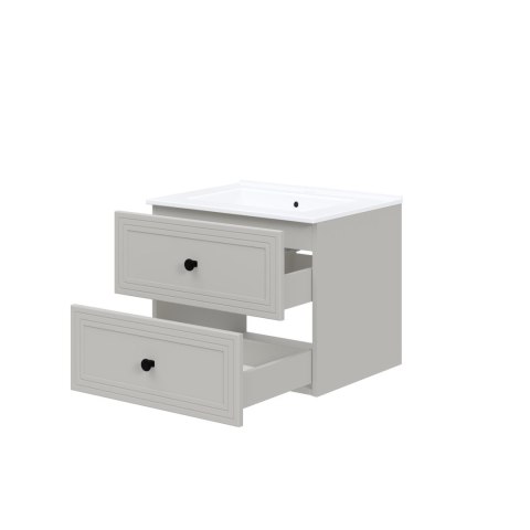 TORETO Szafka pod umywalkę 60/2S (MDF ramiak) cashmere TORETO Szafka pod umywalkę 60/2S (MDF ramiak) cashmere