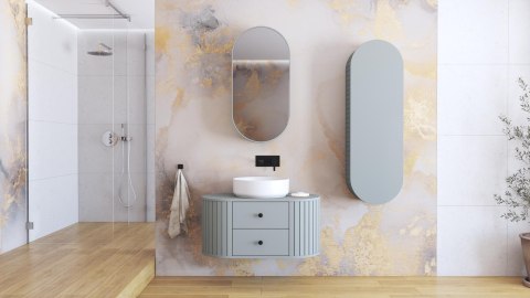 VENEZIA Szafka lustrzana 1D fjord