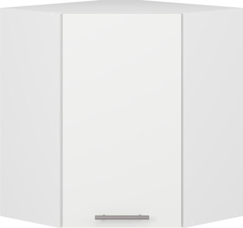 VENTO GN-60/72 szafka górna narożna front: biały mat