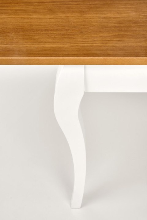 WINDSOR stół rozkładany 160-240x90x76 cm kolor ciemny dąb/biały