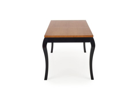 WINDSOR stół rozkładany 160-240x90x76 cm kolor ciemny dąb/czarny WINDSOR stół rozkładany 160-240x90x76 cm kolor ciemny dąb/czarny