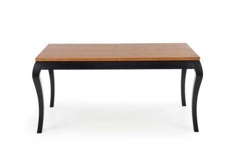 WINDSOR stół rozkładany 160-240x90x76 cm kolor ciemny dąb/czarny WINDSOR stół rozkładany 160-240x90x76 cm kolor ciemny dąb/czarny