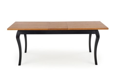 WINDSOR stół rozkładany 160-240x90x76 cm kolor ciemny dąb/czarny WINDSOR stół rozkładany 160-240x90x76 cm kolor ciemny dąb/czarny