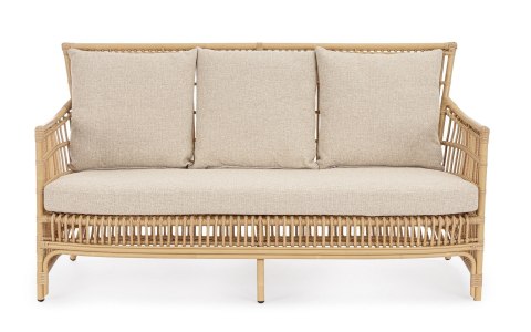 BIZZOTTO sofa 3-osobowa ogrodowa ADELMA naturalna BIZZOTTO sofa 3-osobowa ogrodowa ADELMA naturalna