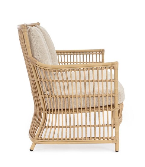 BIZZOTTO sofa 3-osobowa ogrodowa ADELMA naturalna BIZZOTTO sofa 3-osobowa ogrodowa ADELMA naturalna