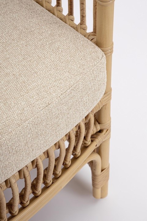 BIZZOTTO sofa 3-osobowa ogrodowa ADELMA naturalna BIZZOTTO sofa 3-osobowa ogrodowa ADELMA naturalna