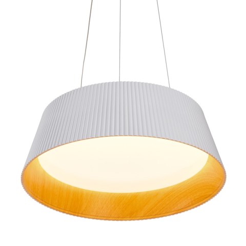 Lampa wisząca FRILL LED biała 45 cm