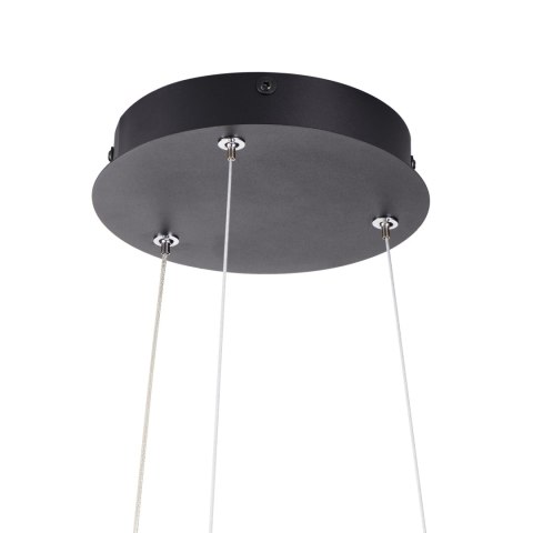 Lampa wisząca FRILL LED czarna 45 cm
