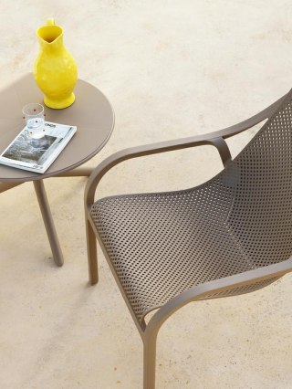 NARDI fotel ogrodowy NET LOUNGE beżowy