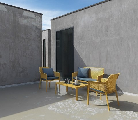 NARDI sofa ogrodowa NET żółta