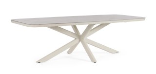BIZZOTTO stół ogrodowy ISACCO 240x110 szary
