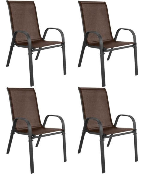 Krzesło SOFIA - brązowe x 4 Krzesło SOFIA - brązowe x 4