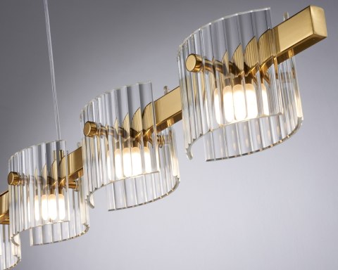 Lampa wisząca BACCIO LED złota 120 cm