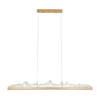 Lampa wisząca MONTANA LONG LED złota 125 cm