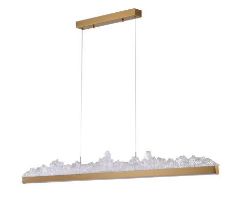 Lampa wisząca MONTANA LONG LED złota 125 cm