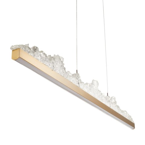 Lampa wisząca MONTANA LONG LED złota 125 cm