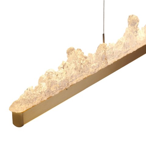 Lampa wisząca MONTANA LONG LED złota 125 cm