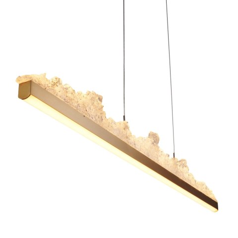 Lampa wisząca MONTANA LONG LED złota 125 cm