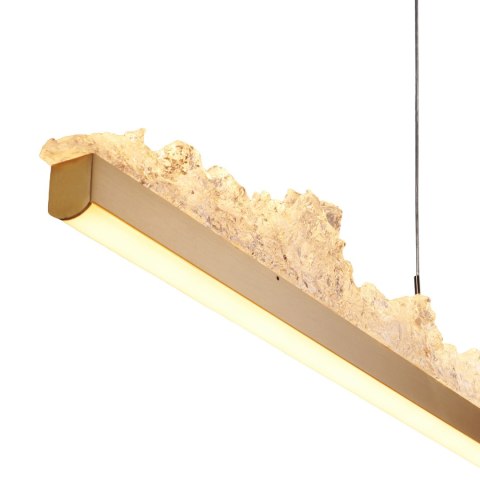 Lampa wisząca MONTANA LONG LED złota 125 cm