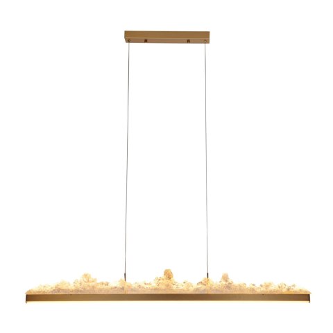Lampa wisząca MONTANA LONG LED złota 125 cm