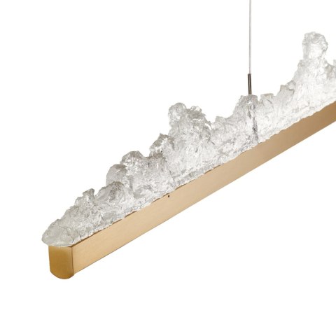 Lampa wisząca MONTANA LONG LED złota 125 cm