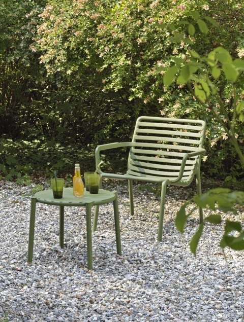 NARDI fotel ogrodowy DOGA RELAX ciemny zielony