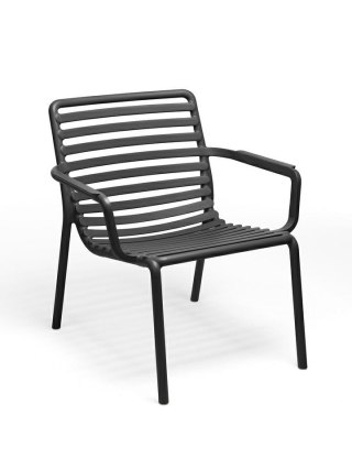 NARDI fotel ogrodowy DOGA RELAX czarny
