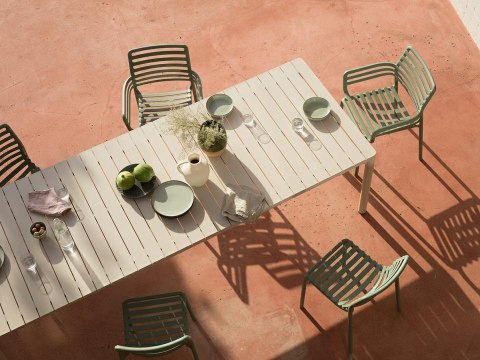 NARDI krzesło ogrodowe DOGA BISTROT beżowe NARDI krzesło ogrodowe DOGA BISTROT beżowe