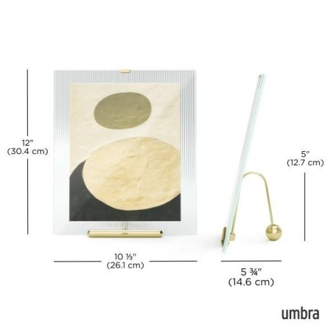 UMBRA ramka na zdjęcia FLUTE 8x10 złota UMBRA ramka na zdjęcia FLUTE 8x10 złota