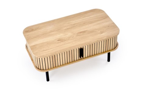 ANGELINA ława, naturalny / czarny