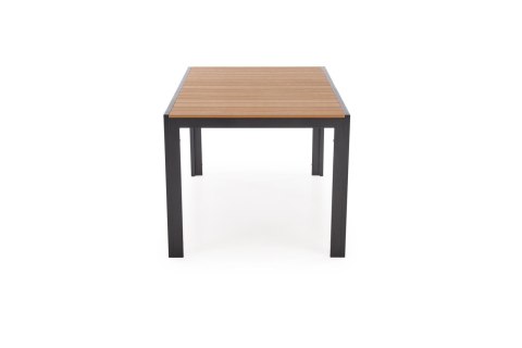 FIERRO stół ogrodowy prostokątny 150 cm, brązowy / czarny