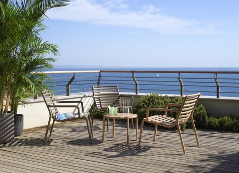 NARDI fotel ogrodowy DOGA RELAX beżowy NARDI fotel ogrodowy DOGA RELAX beżowy
