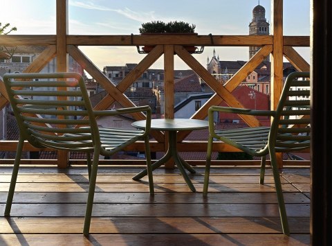 NARDI fotel ogrodowy DOGA RELAX miętowy