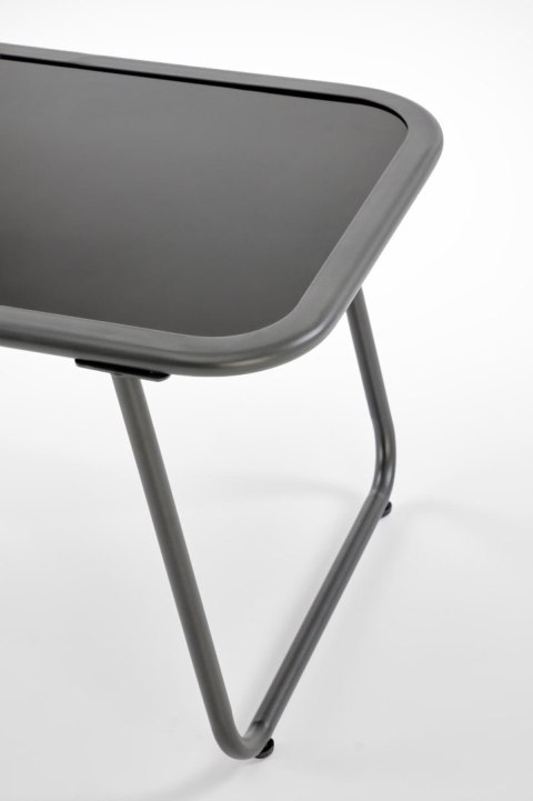 HUDSON, zestaw ogrodowy ( sofa, fotel 2x, ława ), popielaty / brązowy HUDSON, zestaw ogrodowy ( sofa, fotel 2x, ława ), popielaty / brązowy