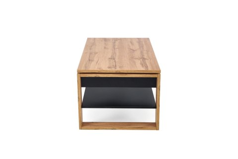 BETTY ława z podnoszonym blatem dąb artisan / czarny