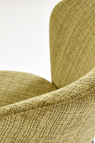 Krzesło K590 tapicerowane oliwkowy